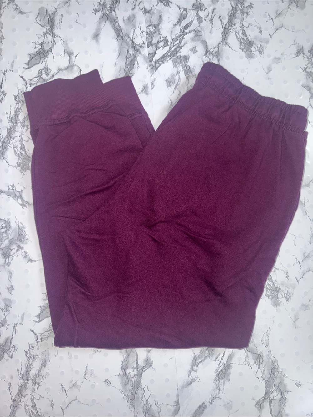 Ellos Sweatpants Dark Purple Size L